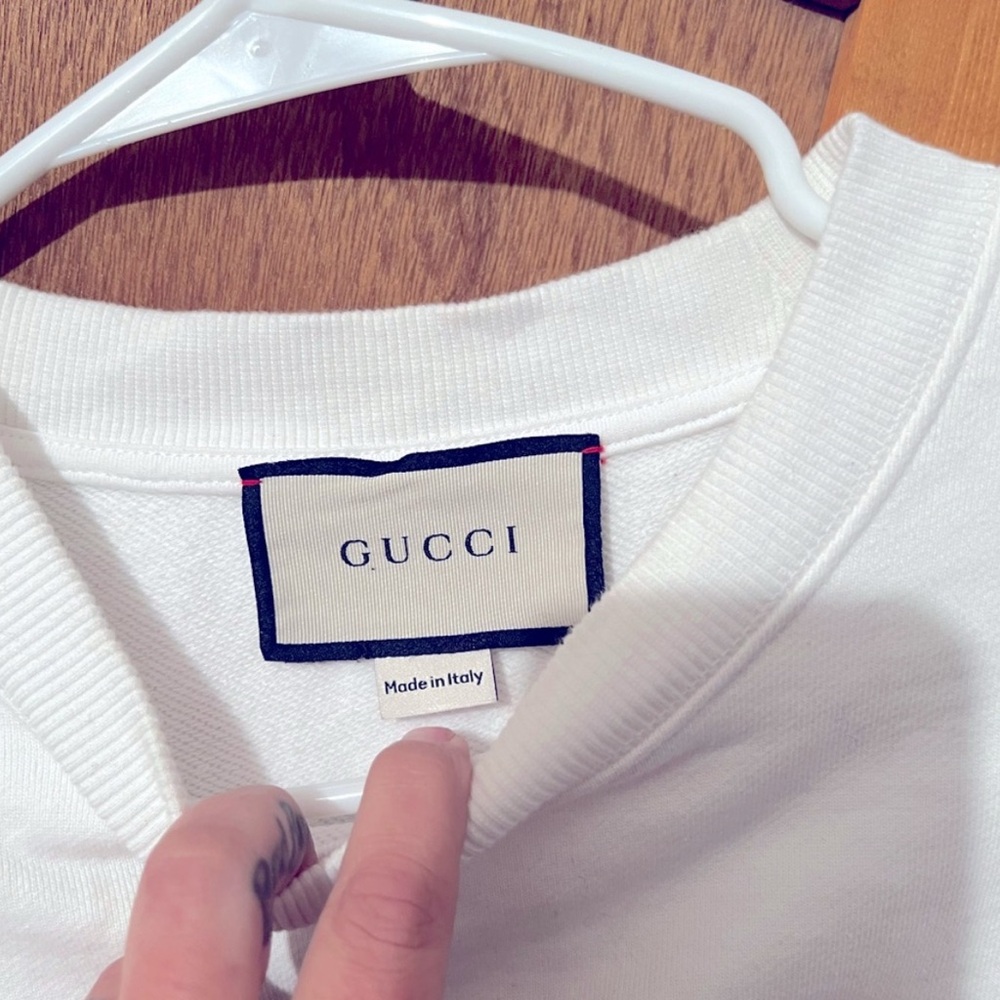 Gucci White Sweatshirt